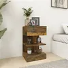 Image de vidaXL Table de chevet Chêne fumé 40x35x65 cm Bois d'ingénierie816041