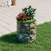 Image de vidaXL Poteau à gabion circulaire Acier galvanisé Ø50x50 cm152015