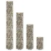 Image de vidaXL Lits surélevés à gabion circulaires 4 pcs Ø30x50/100/150/200 cm