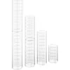 Image de Vidaxl Lits SurÃ©levÃ©s Ã Gabion Circulaires 4 Pcs Ã30x50/100/150/200 Cm