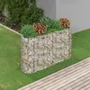 Image de vidaXL Lit surélevé à gabion Fer galvanisé 190x50x100 cm152033
