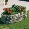 Image de vidaXL Lit surélevé à gabion Fer galvanisé 200x100x50 cm152040