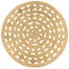 Image de vidaXL Tapis fait à la main Jute tressée 210 cm
