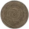 Image de vidaXL Tapis fait à la main Jute Noir et marron 240 cm343622