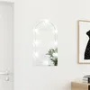 Image de vidaXL Miroir avec éclairage LED 70x40 cm Verre Arche3102977