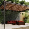 Image de vidaXL Salon de jardin 9 pcs avec coussins Résine tressée Marron
