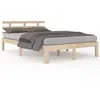 Image de vidaXL Cadre de lit Bois massif 180x200 cm Super King