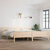 Image de vidaXL Cadre de lit sans matelas bois massif 200x200 cm