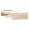 Image de vidaXL Cadre de lit Bois massif 75x190 cm Petit simple