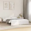 Image de vidaXL Cadre de lit Blanc Bois massif 135x190 cm Double