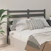 Image de vidaXL Tête de lit Gris 186x4x100 cm Bois massif de pin