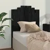 Image de vidaXL Tête de lit Noir 81x4x110 cm Bois massif de pin