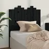 Image de vidaXL Tête de lit Noir 96x4x110 cm Bois massif de pin