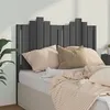 Image de vidaXL Tête de lit Gris 126x4x110 cm Bois massif de pin