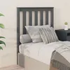 Image de vidaXL Tête de lit Gris 81x6x101 cm Bois massif de pin