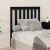 Image de vidaXL Tête de lit Noir 96x6x101 cm Bois massif de pin