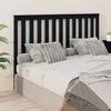 Image de vidaXL Tête de lit Noir 166x6x101 cm Bois massif de pin818534
