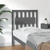 Image de vidaXL Tête de lit Gris 80,5x4x100 cm Bois massif de pin