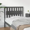 Image de vidaXL Tête de lit Gris 105,5x4x100 cm Bois massif de pin818557