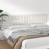 Image de vidaXL Tête de lit Blanc 205,5x4x100 cm Bois massif de pin