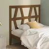 Image de vidaXL Tête de lit Marron miel 81x4x100 cm Bois massif de pin