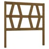 Image de vidaXL TÃªte de lit Marron miel 81x4x100 cm Bois massif de pin
