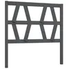 Image de vidaXL TÃªte de lit Gris 96x4x100 cm Bois massif de pin