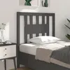 Image de vidaXL Tête de lit Gris 96x4x100 cm Bois massif de pin