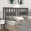 Image de vidaXL Tête de lit Gris 141x4x100 cm Bois massif de pin