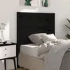 Image de vidaXL Tête de lit Noir 96x4x100 cm Bois massif de pin