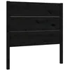 Image de vidaXL TÃªte de lit Noir 96x4x100 cm Bois massif de pin