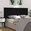 Image de vidaXL Tête de lit Noir 206x4x100 cm Bois massif de pin