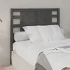 Image de vidaXL Tête de lit Gris 81x4x100 cm Bois massif de pin