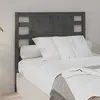 Image de vidaXL Tête de lit Gris 96x4x100 cm Bois massif de pin