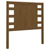 Image de vidaXL TÃªte de lit Marron miel 96x4x100 cm Bois massif de pin