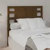 Image de vidaXL Tête de lit Marron miel 106x4x100 cm Bois massif de pin