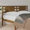 Image de vidaXL Tête de lit Marron miel 126x4x100 cm Bois massif de pin818763