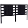 Image de vidaXL TÃªte de lit Noir 126x4x100 cm Bois massif de pin
