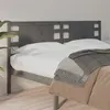 Image de vidaXL Tête de lit Gris 146x4x100 cm Bois massif de pin818772