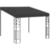 Image de vidaXL TÃªte de lit Noir 206x4x100 cm Bois massif de pin