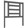 Image de vidaXL TÃªte de lit Gris 81x4x100 cm Bois massif de pin