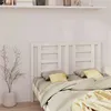 Image de vidaXL Tête de lit Blanc 126x4x100 cm Bois massif de pin