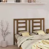 Image de vidaXL Tête de lit Marron miel 146x4x100 cm Bois massif de pin