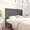 Image de vidaXL Tête de lit Gris 125,5x4x100 cm Bois massif de pin818862