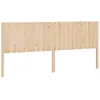 Image de Vidaxl TÃªte De Lit 205,5x4x100 Cm Bois Massif De Pin