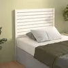 Image de vidaXL Tête de lit Blanc 81x4x100 cm Bois massif de pin