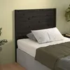 Image de vidaXL Tête de lit Noir 96x4x100 cm Bois massif de pin