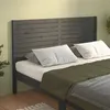 Image de vidaXL Tête de lit Gris 126x4x100 cm Bois massif de pin