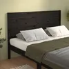 Image de vidaXL Tête de lit Noir 141x4x100 cm Bois massif de pin