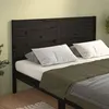 Image de vidaXL Tête de lit Noir 146x4x100 cm Bois massif de pin819024